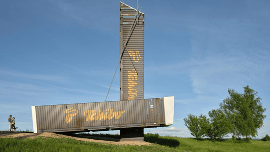 A New View of Litomyšl: How Shipping Containers Became a Modern Lookout Tower - USA Containers