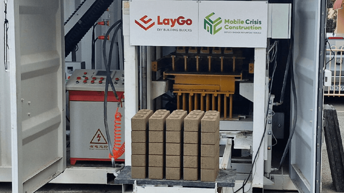 Mobile Block Factories Made from Shipping Containers Speed Up Disaster Recovery - USA Containers