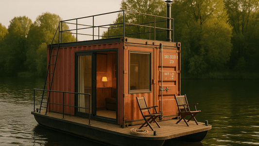 The Suite Life on Deck: How To Turn a Shipping Container Into a Houseboat - USA Containers
