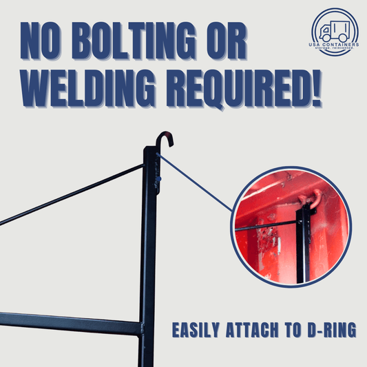 Shipping Container Shelving Brackets - 4 Brackets - USA Containers