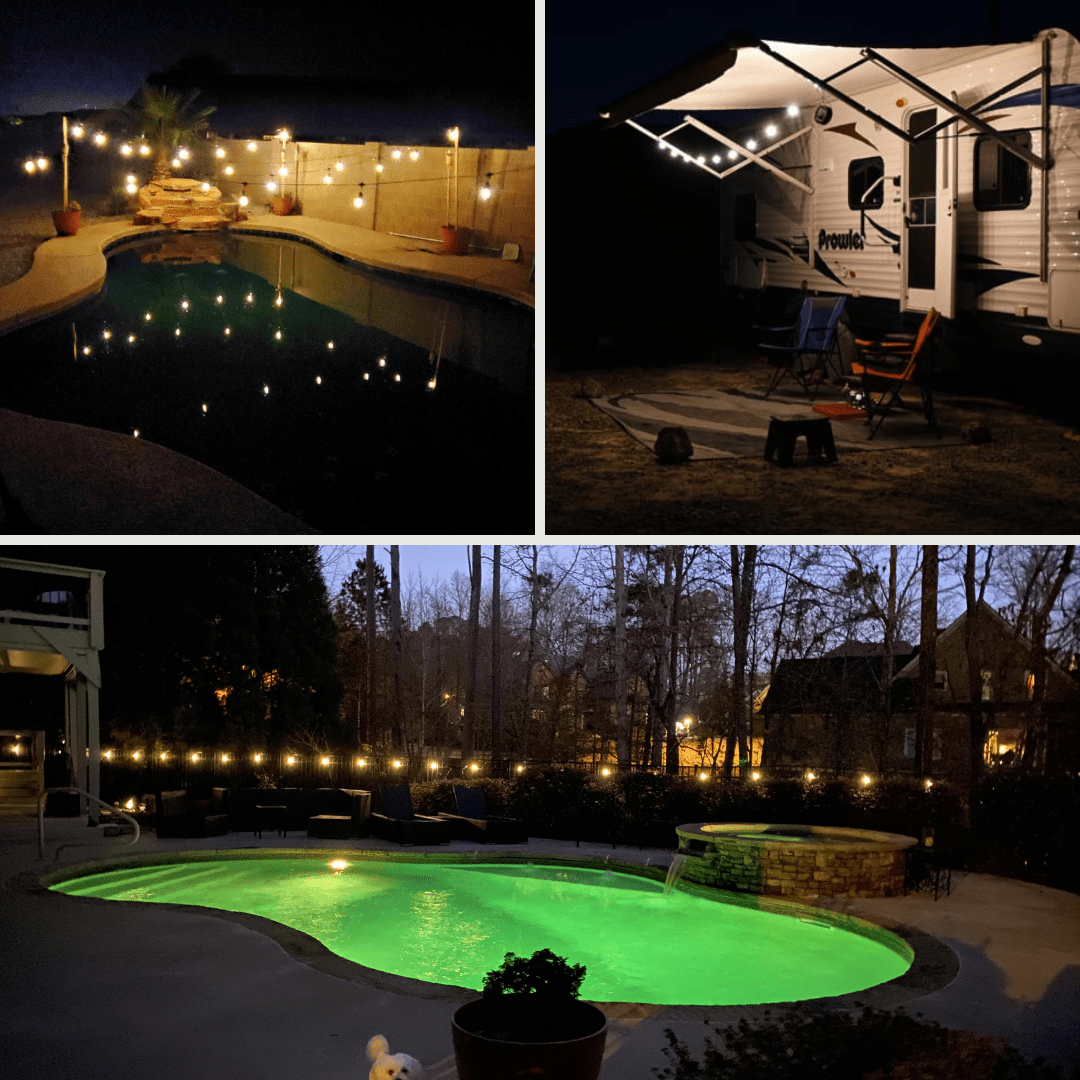 Shipping Container Solar Powered Lights (15 Lights) - USA Containers