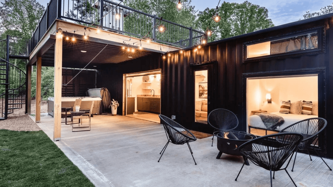 Green Creek Shipyard: A Luxury Shipping Container Retreat in the Blue Ridge Mountains - USA Containers