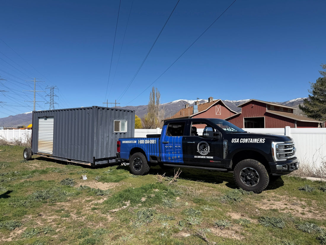How to Move a Shipping Container Without a Crane - USA Containers