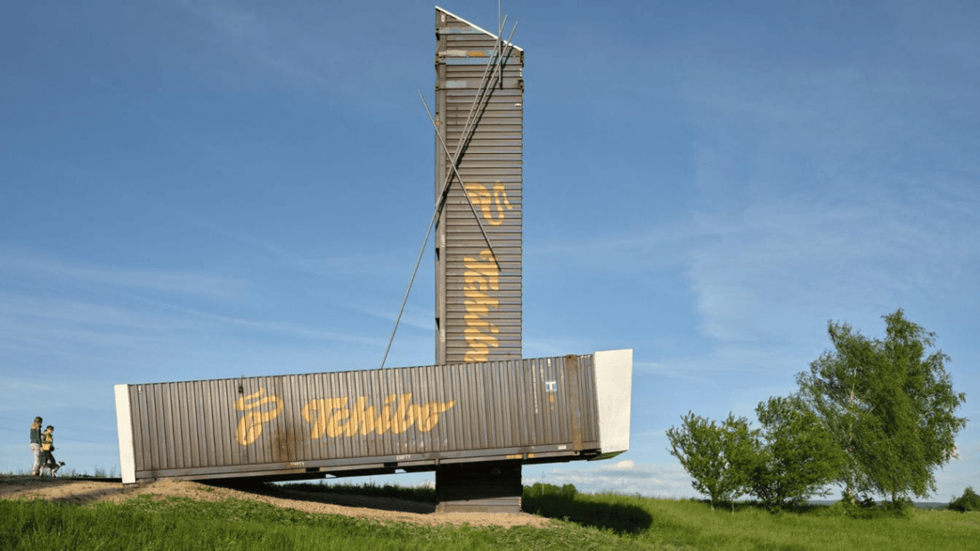 A New View of Litomyšl: How Shipping Containers Became a Modern Lookout Tower - USA Containers