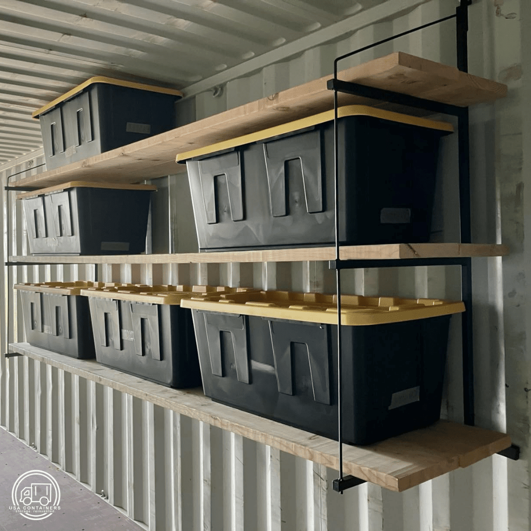 Shipping Container Shelving Ideas: How to Add Storage to Any Container - USA Containers