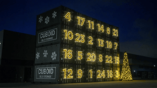 An Advent Calendar Built From Shipping Containers Brings Holiday Joy to Thousands - USA Containers