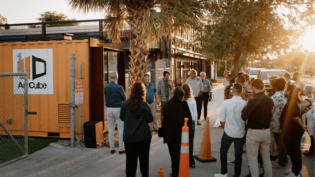 ArtCube: How Repurposed Shipping Containers Are Redefining Public Art - USA Containers