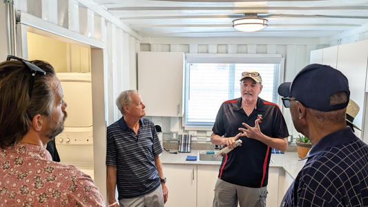 shipping container home for foster care youth