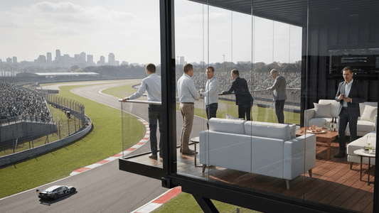 Shipping Container VIP Suites for Races, Festivals, and Live Events - USA Containers