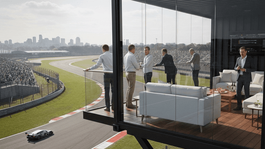 Shipping Container VIP Suites for Races, Festivals, and Live Events - USA Containers
