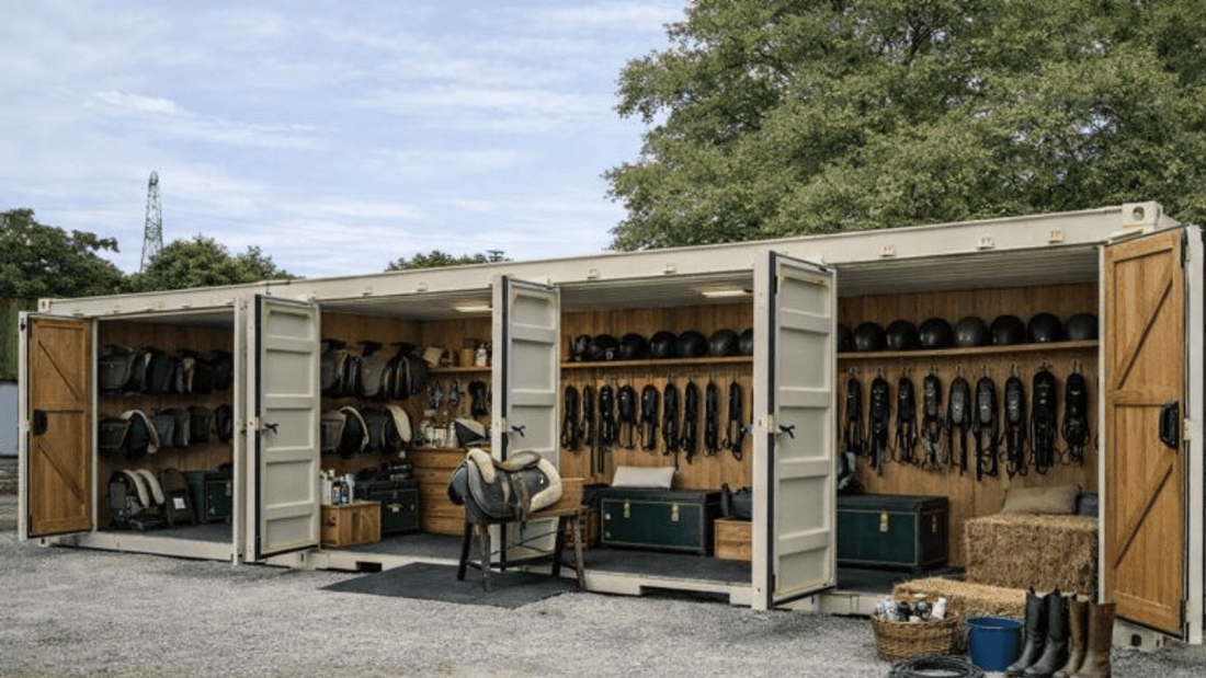 Upgrade Your Equestrian Center with a Shipping Container Tack Room - USA Containers