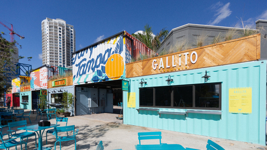Shipping Containers Bring Fresh Energy to Downtown Tampa - USA Containers