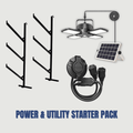 Power & Utility Starter Pack - Shelving + Lighting + Power - USA Containers