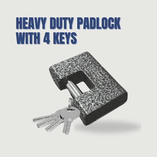 Shipping Container Locks - Heavy Duty Padlock with 4 Keys - USA Containers
