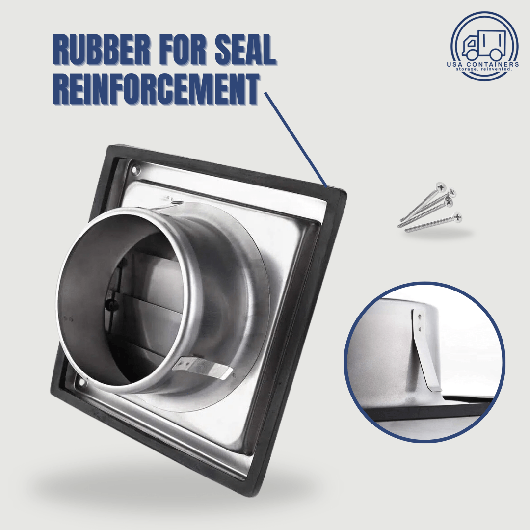 Shipping Container Adjustable Flap Vent - Various Sizes Available - USA Containers