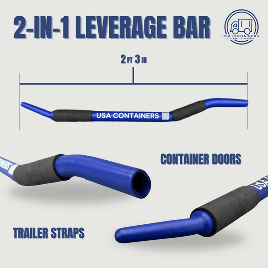 Easy - Open Leverage Bar for Shipping Container Doors And Trailer Straps - USA Containers