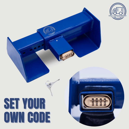 Shipping Container Door Bar Lock System (Heavy Duty) - USA Containers