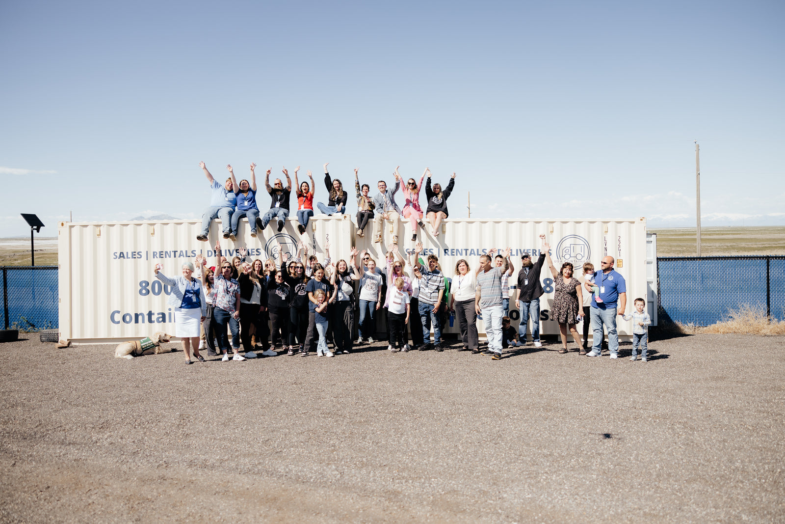 USA Containers yard and team