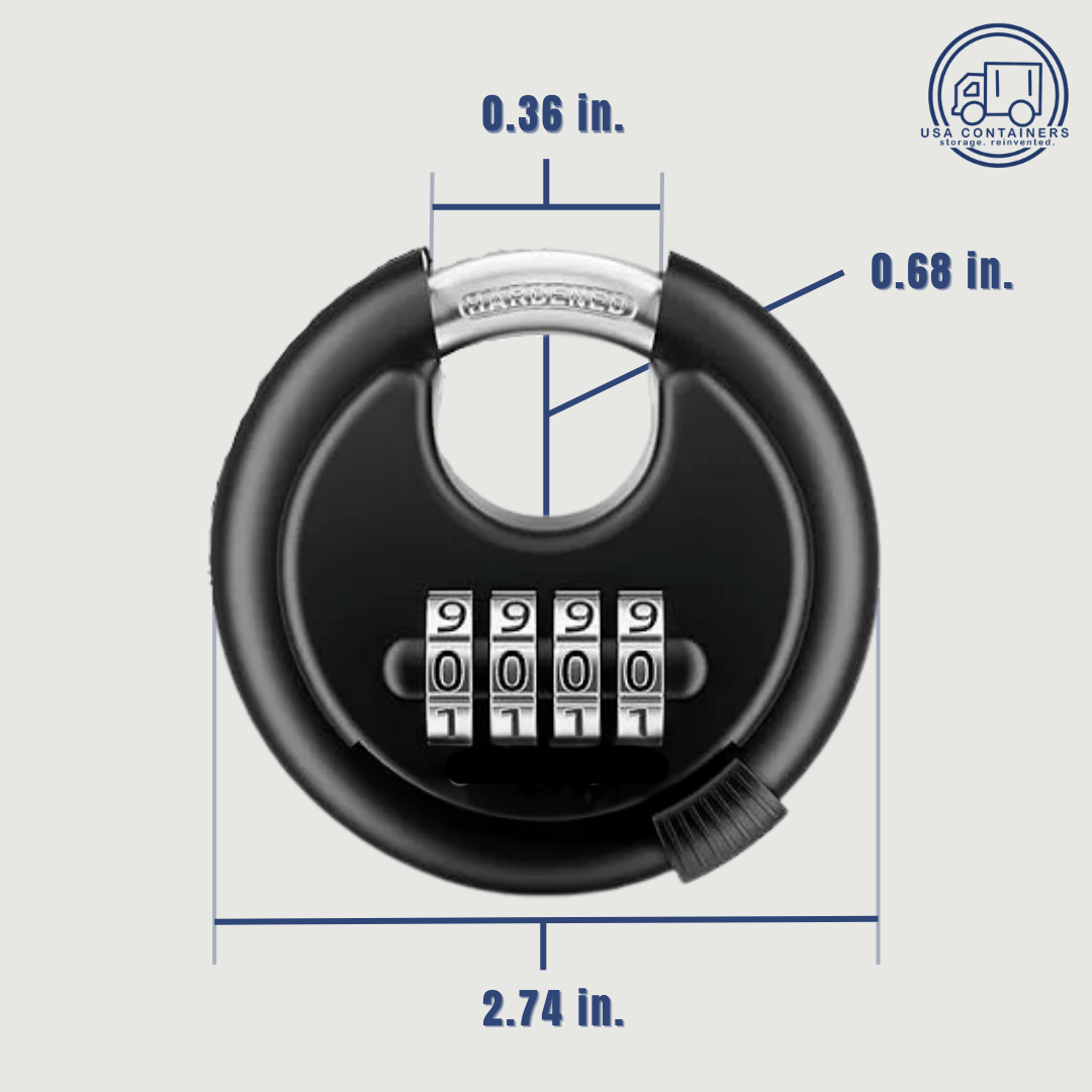 Heavy Duty Discus Locks 2 pack - USA Containers