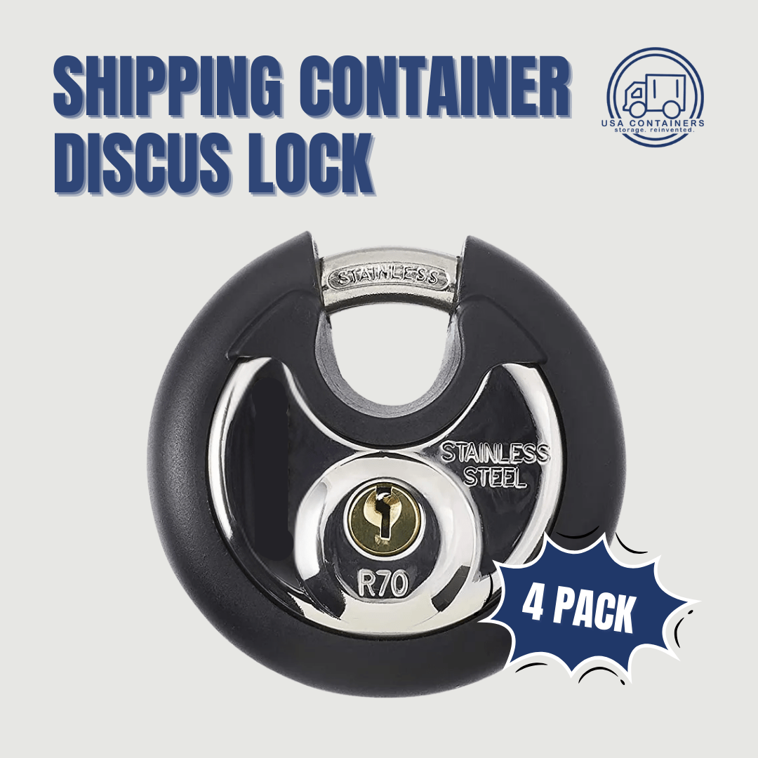 Shipping Container Lock - 70mm Commercial Discus Lock (4-Pack) – USA ...