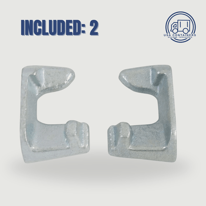 Shipping Container Door Lock Parts - Not Including Bar - USA Containers