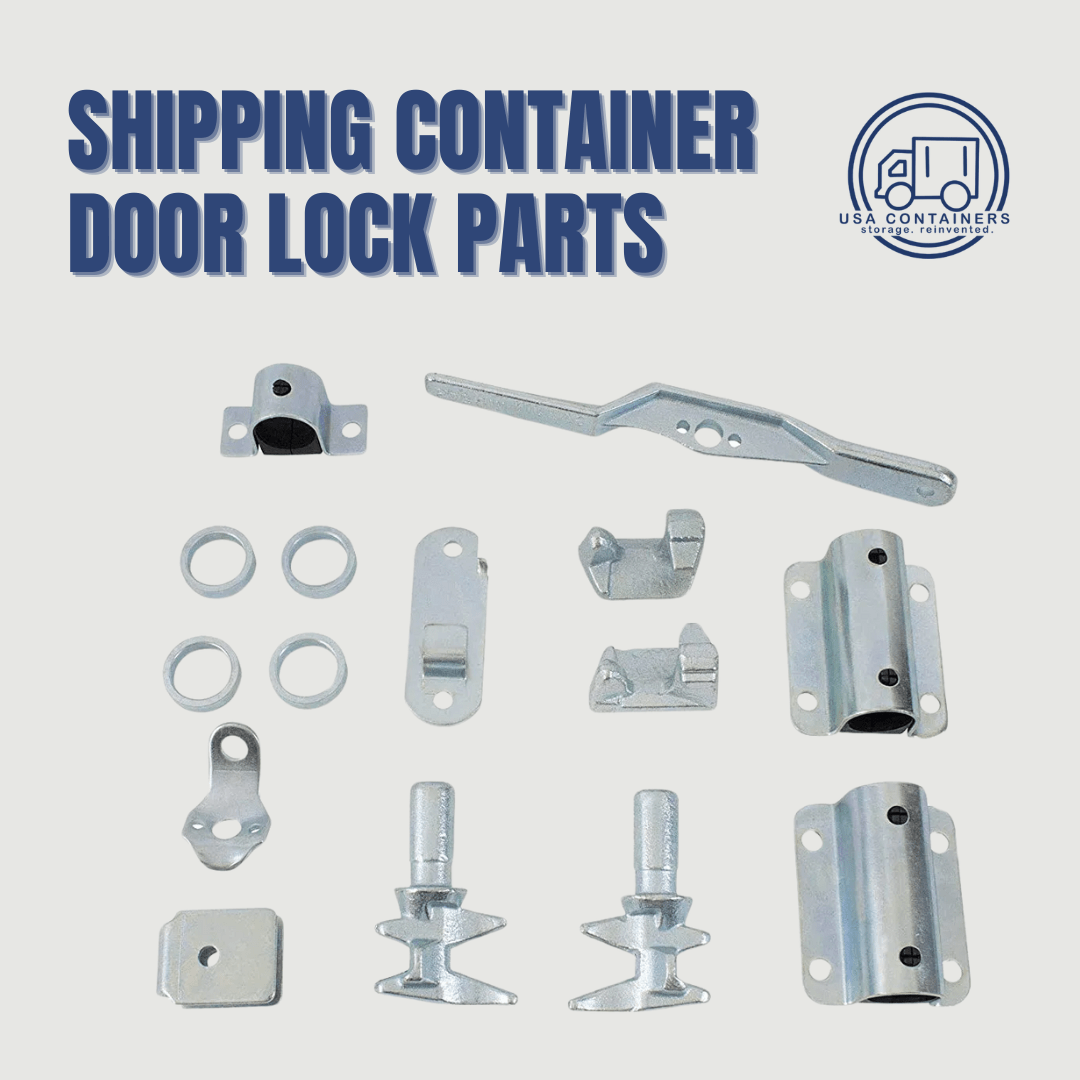 Shipping Container Door Lock Parts - Not Including Bar - USA Containers