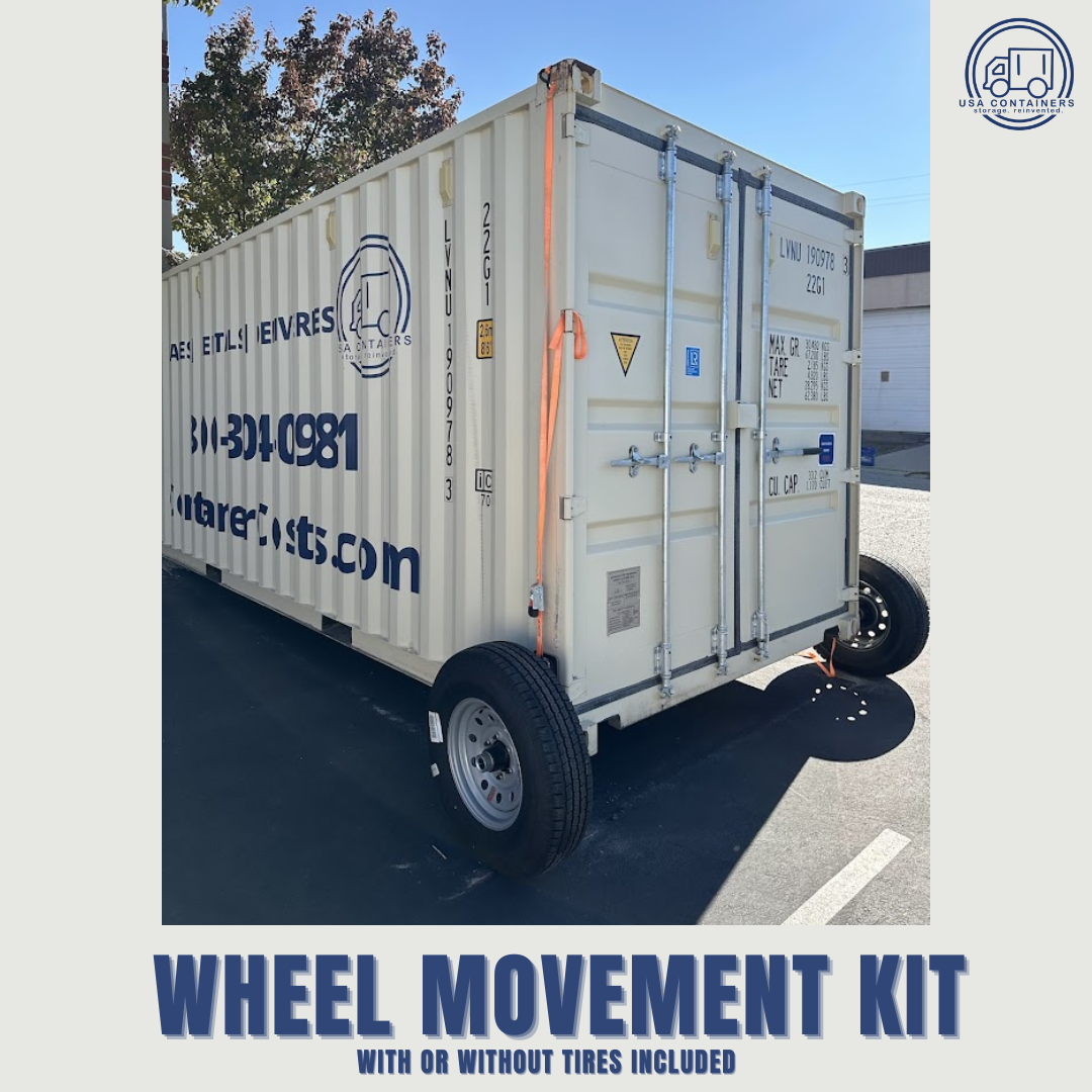 Shipping Container Wheel Movement Kit