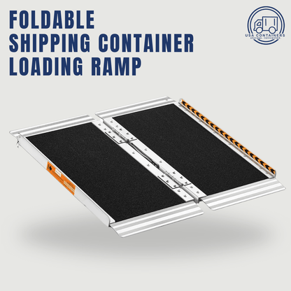Shipping Container Loading Ramp - Anti - slip Surface (Foldable) Multiple Sizes - USA Containers