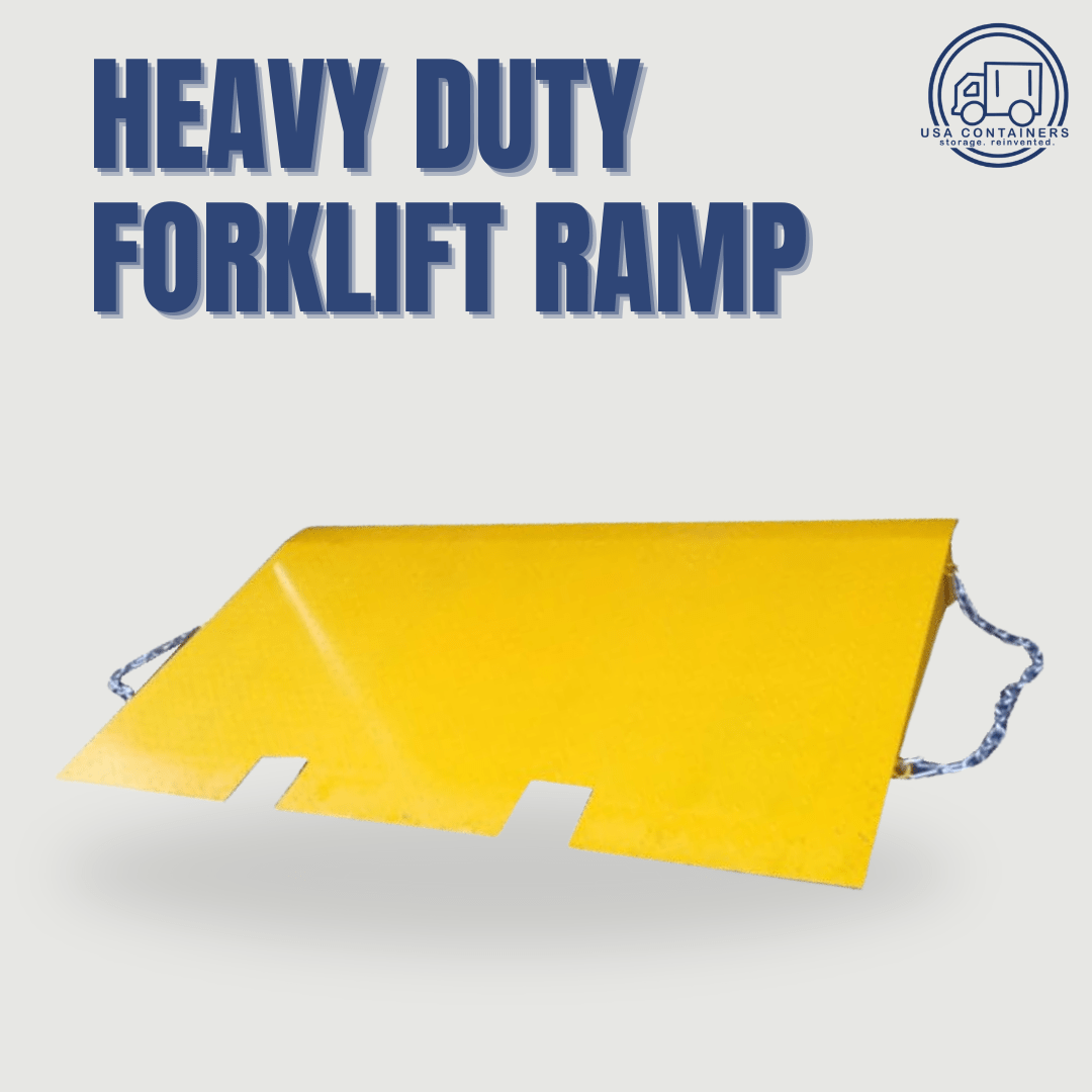 Shipping Container Forklift Ramp - USA Containers