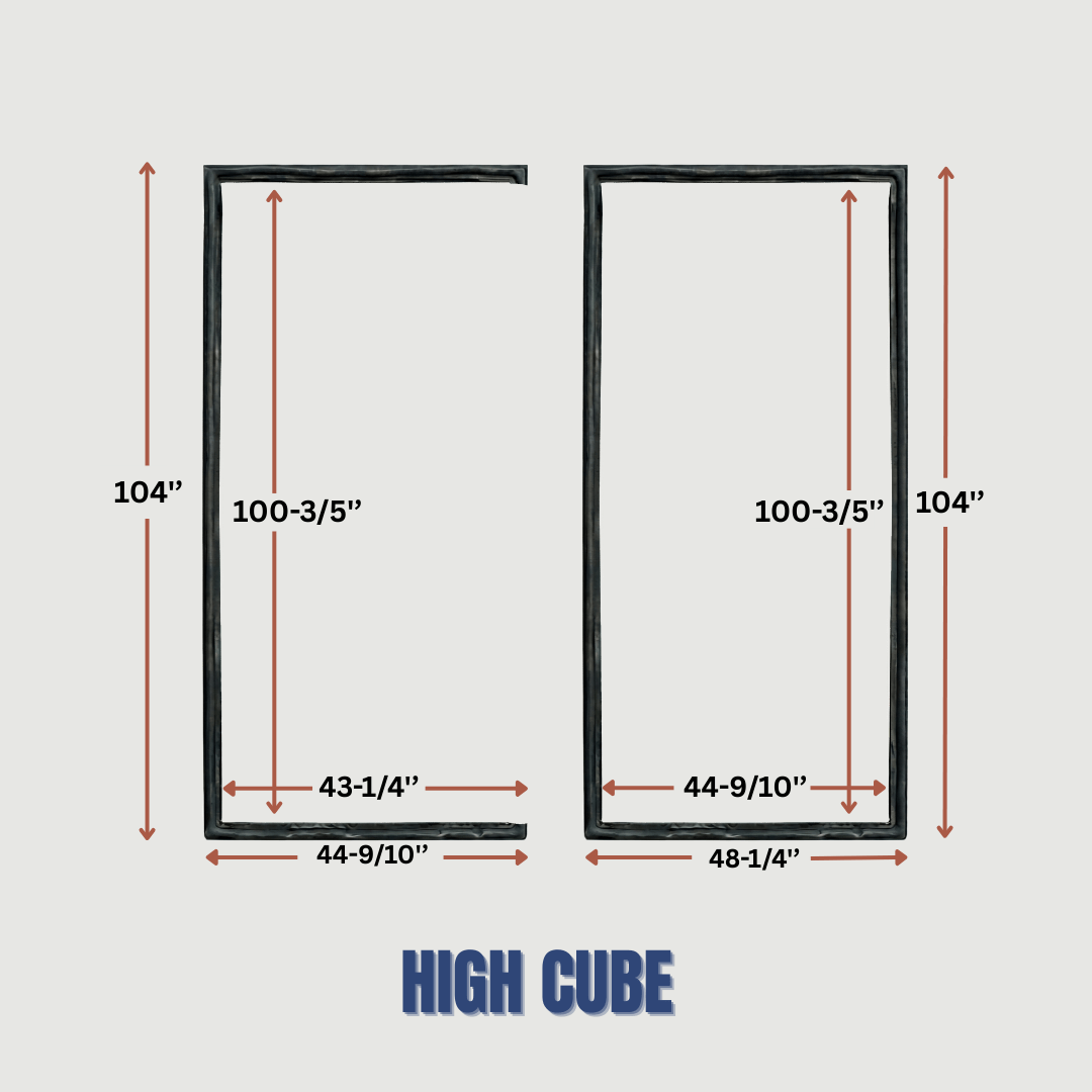 Shipping Container Door Gasket - Highcube / Standard - USA Containers