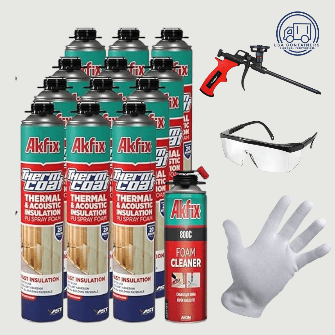 Shipping Container Insulation Foam Spray - USA Containers