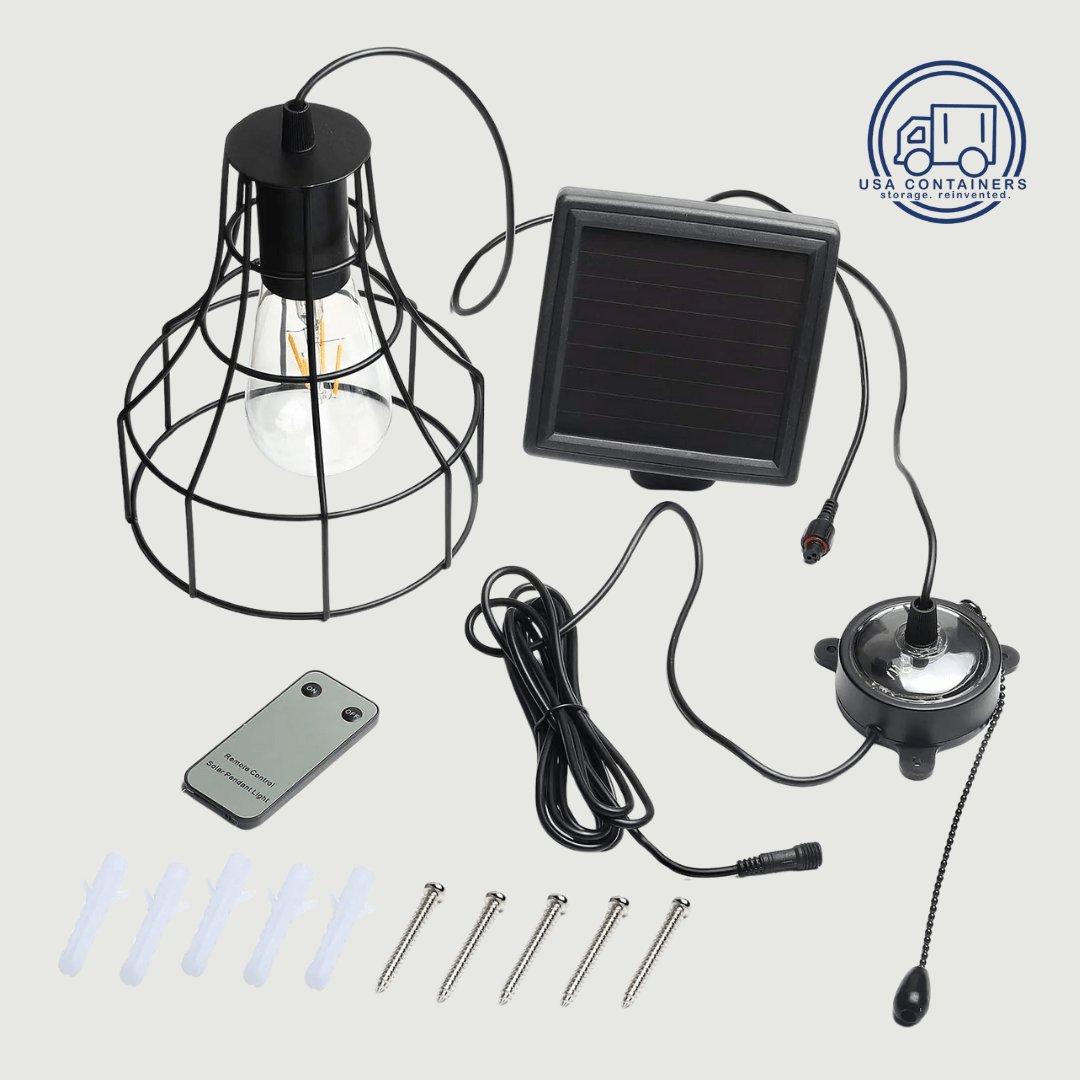 Shipping Container Interior Light - Solar Powered - Mountable - Easy Install - USA Containers