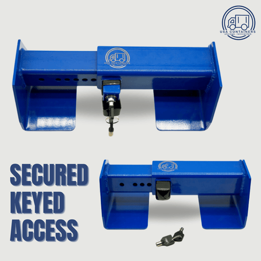 Shipping Container Door Bar Lock System (Heavy Duty) - USA Containers