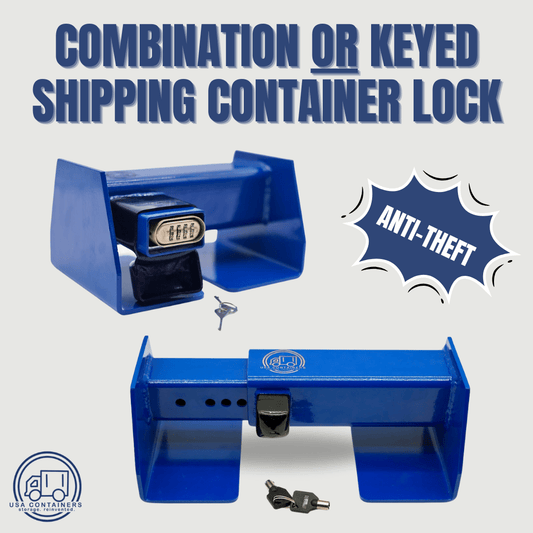 Shipping Container Door Bar Lock System (Heavy Duty) - USA Containers