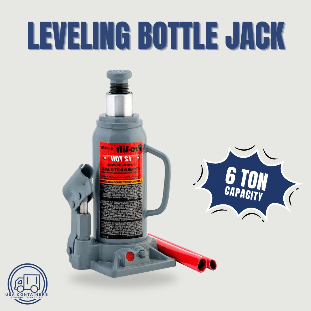 Shipping Container Leveling Bottle Jack - USA Containers