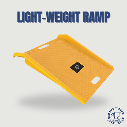 Shipping Container Ramp - Light - weight Easy carry handles - USA Containers