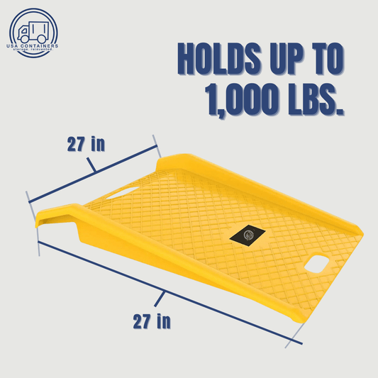 Shipping Container Ramp - Light - weight Easy carry handles - USA Containers