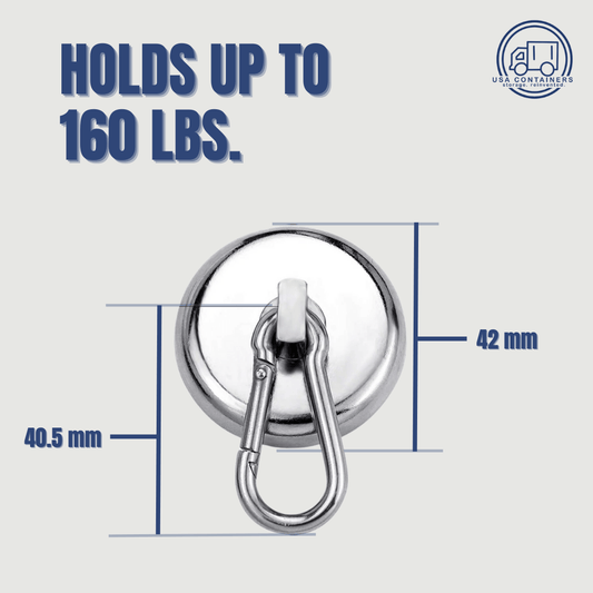 Shipping Container Magnetic Hooks - 4 pack or 6 pack - USA Containers