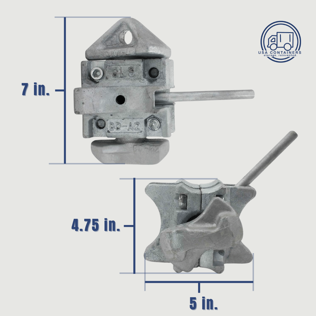 Shipping Container Manual Twist Lock - For Stacking Shipping Containers - USA Containers