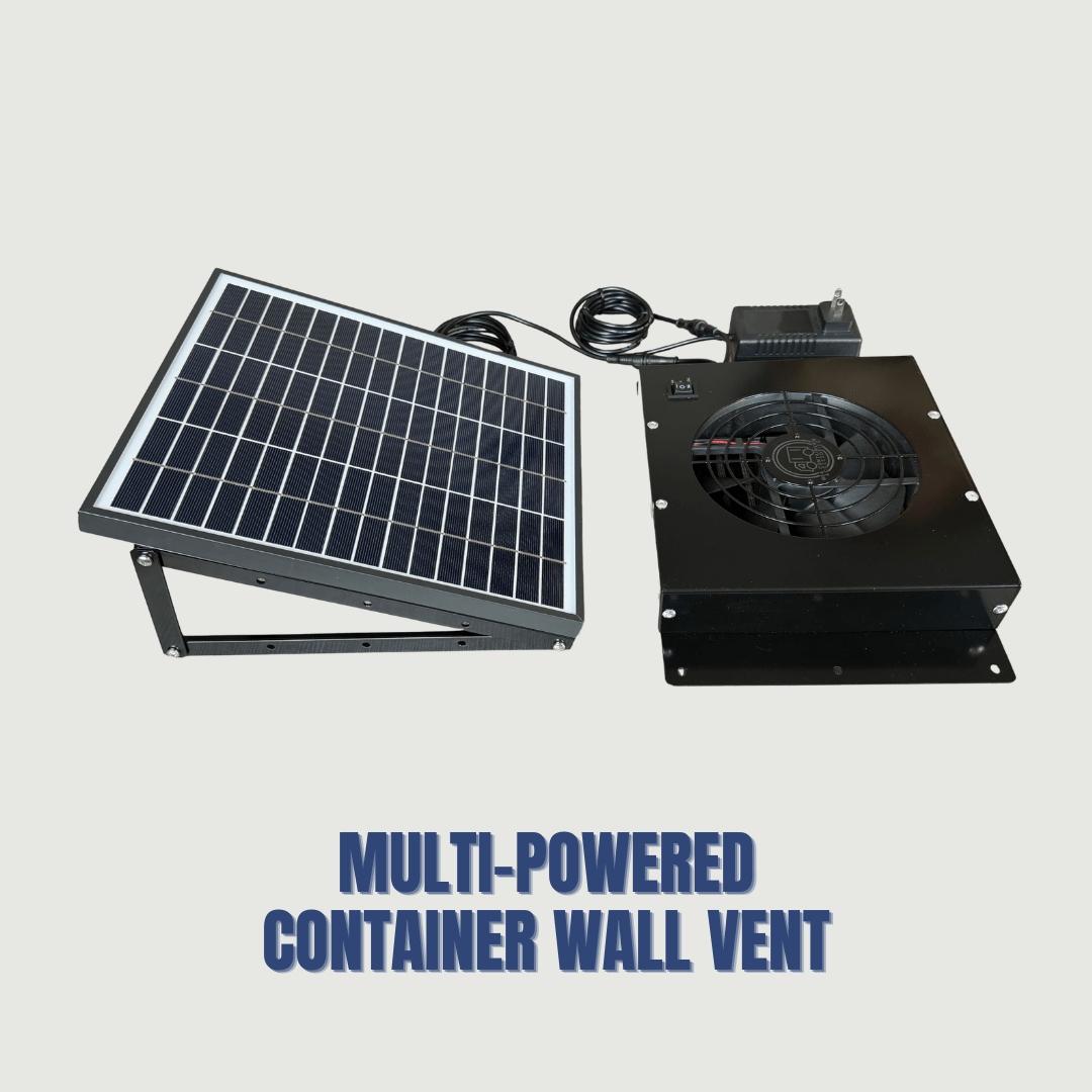 Powered Shipping Container Wall Vent - USA Containers