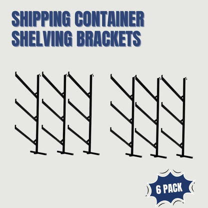 Shipping Container Shelving Brackets / Pipe Racks - USA Containers