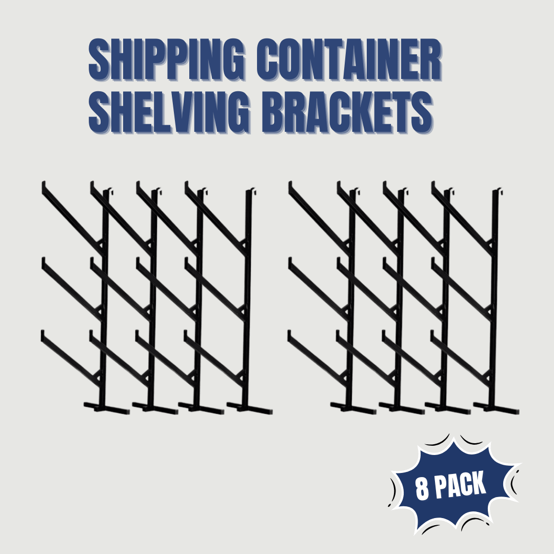 Shipping Container Shelving Brackets / Pipe Racks - USA Containers