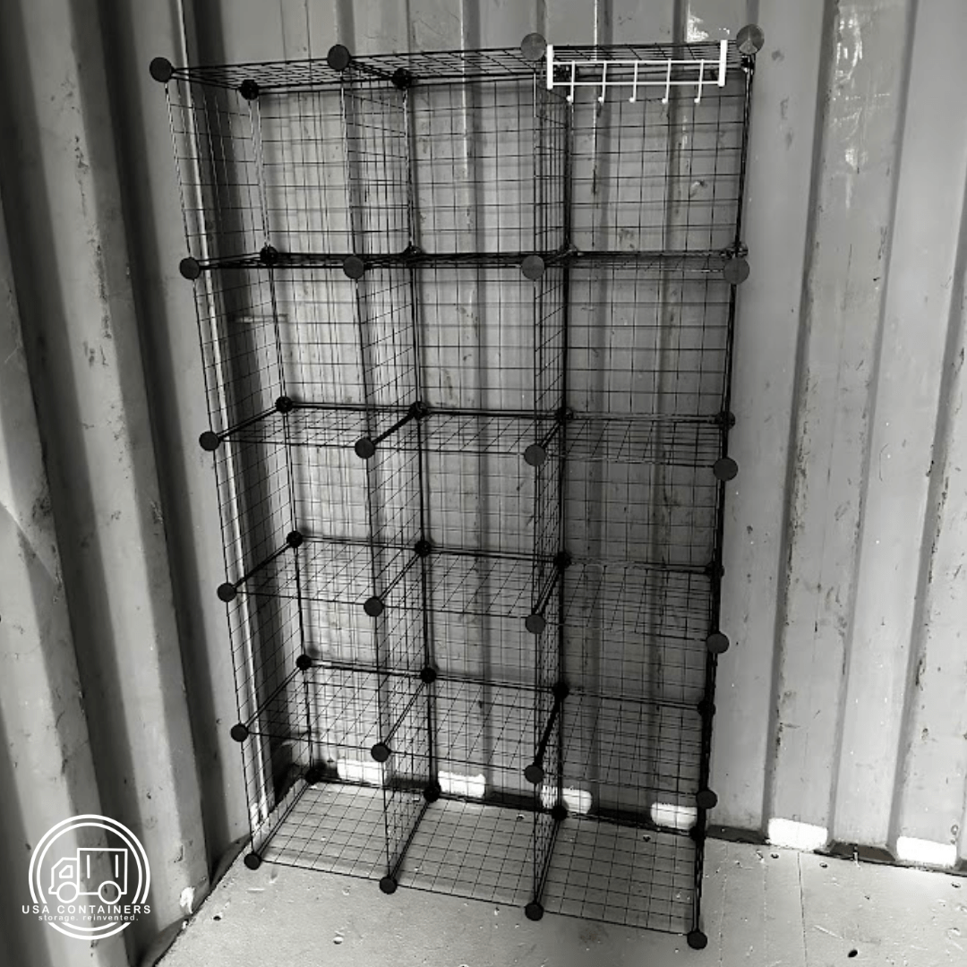 Shipping Container Organizing Shelves 16 cube - USA Containers