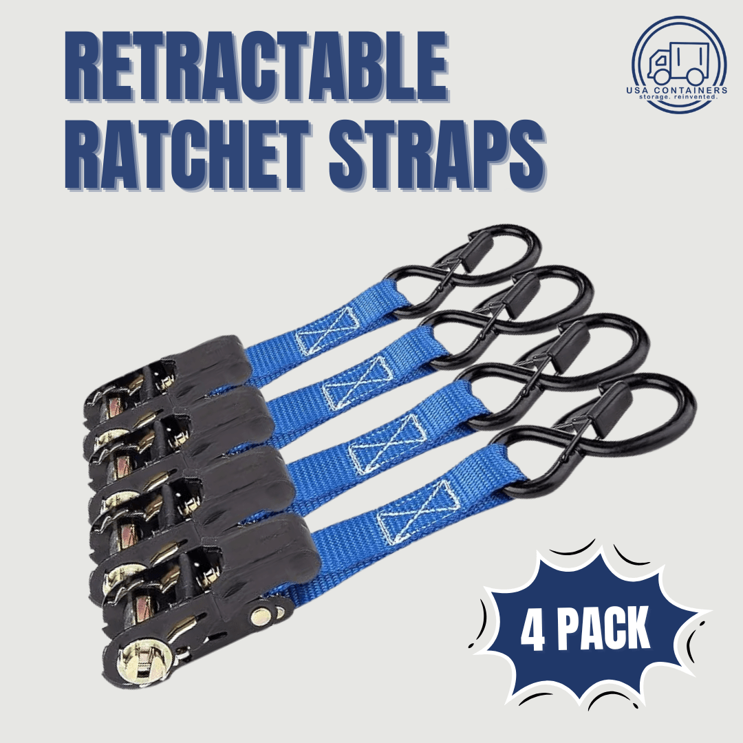 Shipping Container Ratchet Straps - 4 pack – USA Containers