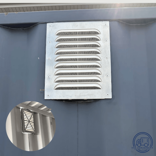 Shipping Container Rectangular Vents - 2 Pack - USA Containers
