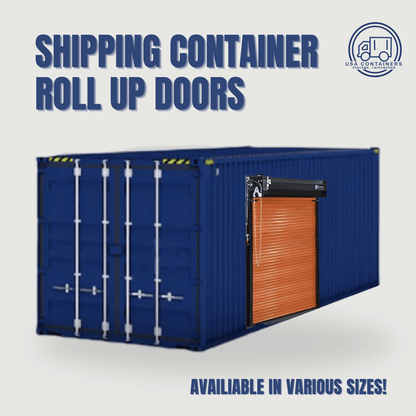 Shipping Container Roll Up Door - Various Sizes - USA Containers