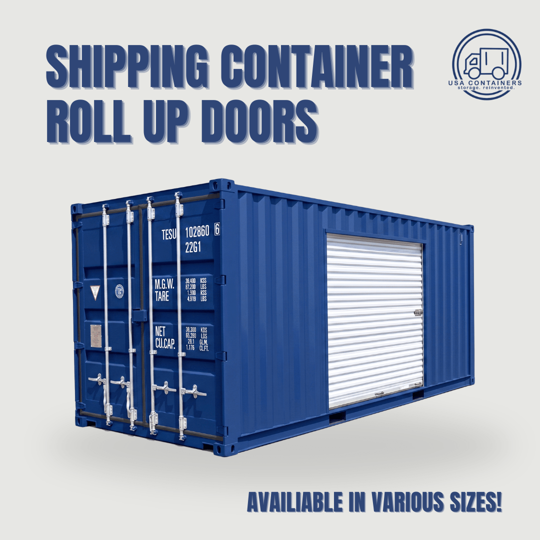 Shipping Container Roll Up Door - Various Sizes - USA Containers