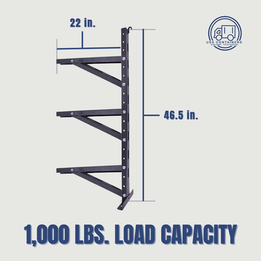 Shipping Container Shelving Brackets - USA Containers