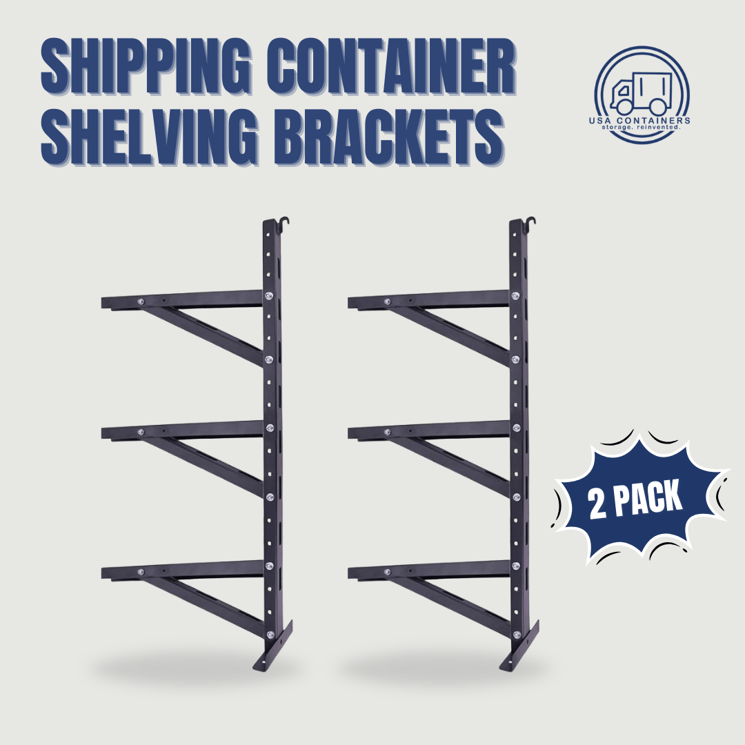 Shipping Container Shelving Brackets - USA Containers