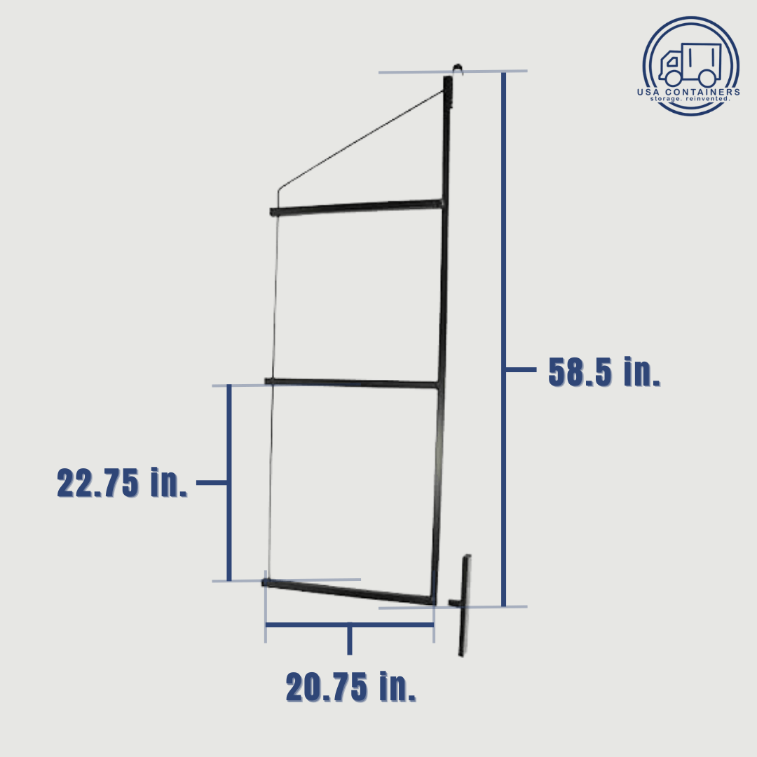 Shipping Container Shelving Brackets - 4 Brackets - USA Containers